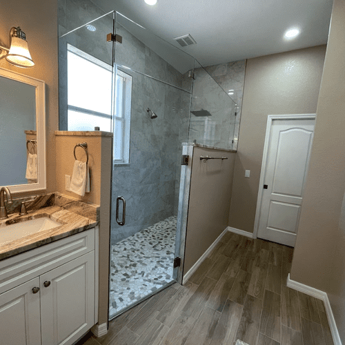 Master Bathroom in Punta Gorda (Vanity & Shower)