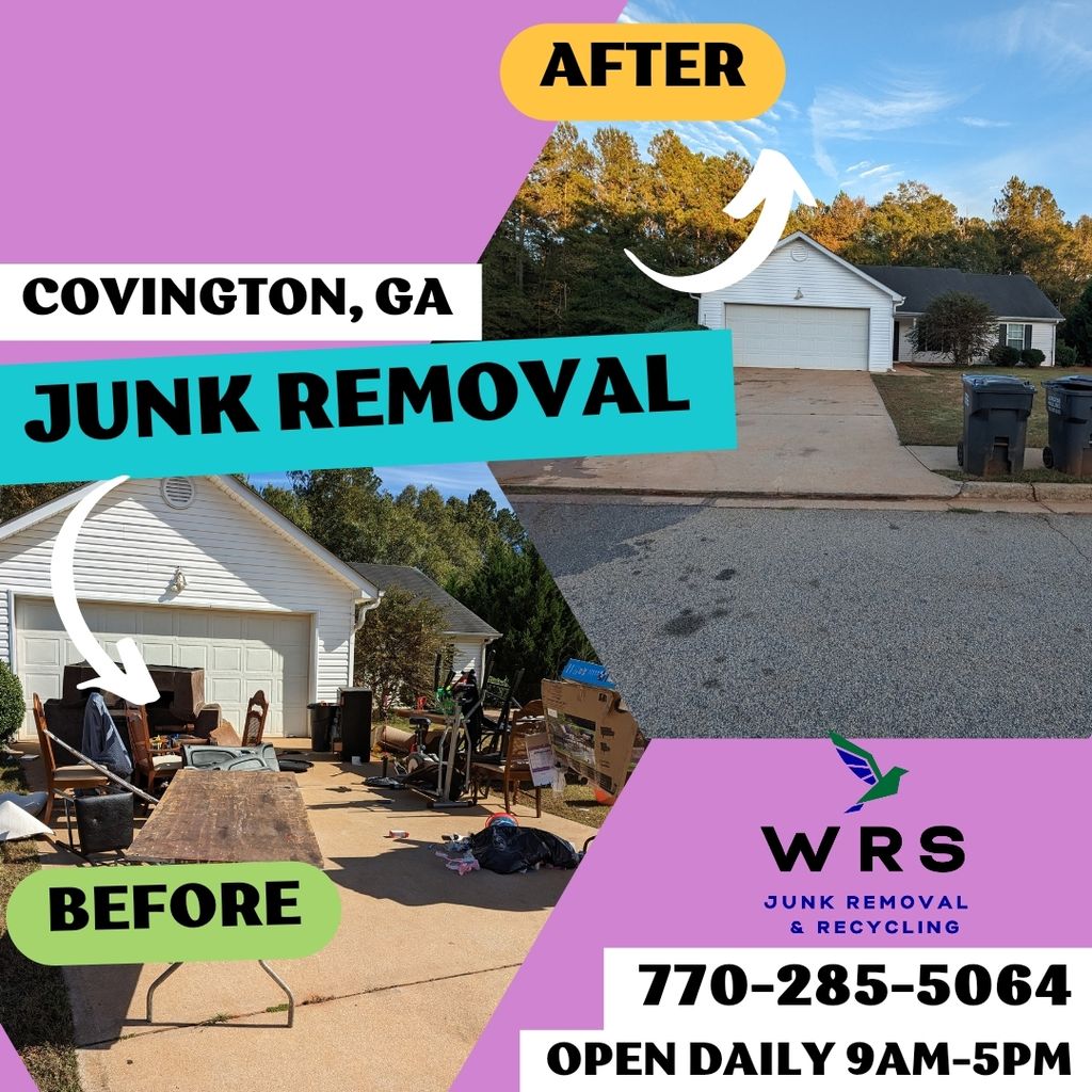 Covington, GA. WRS Junk Removal 