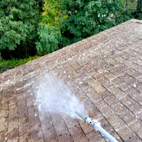 roof cleaning after don't pressure washing 