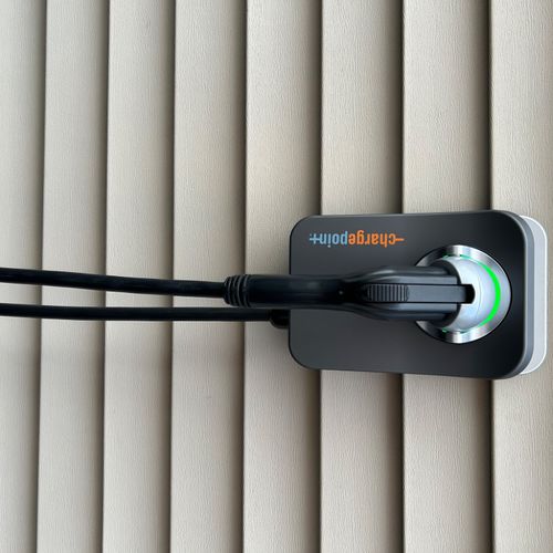 Frank came to my home and installed a ChargePoint 