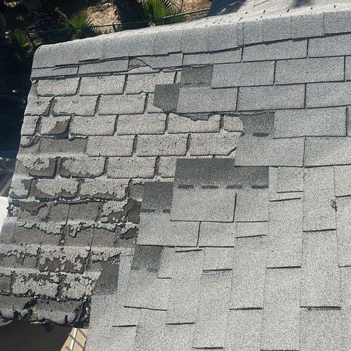 This roof has seen better days