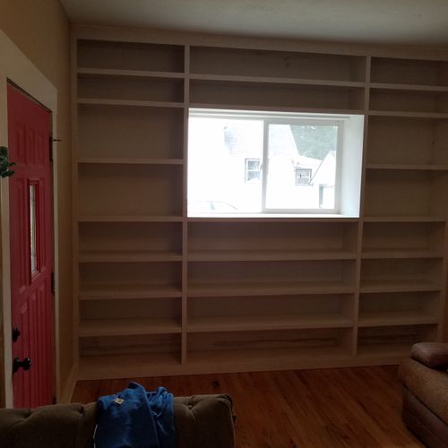 added bookshelf