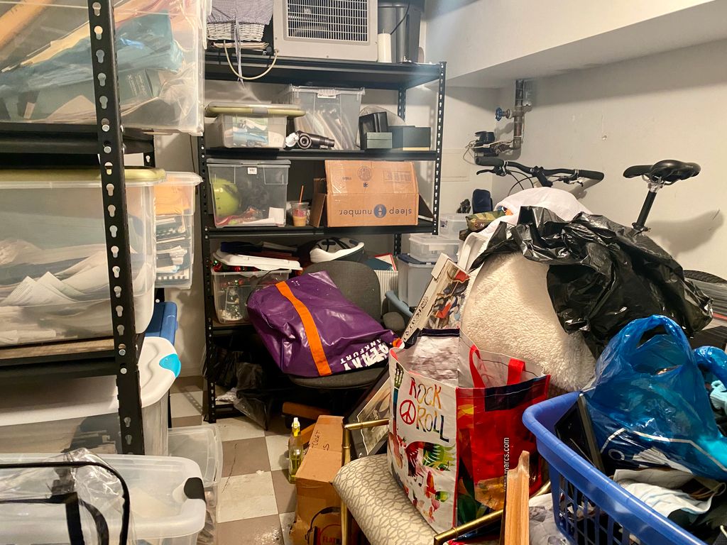 Before: storage room.