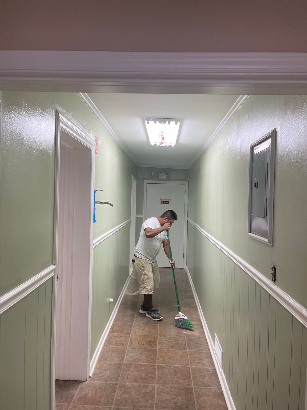 After it was painted.