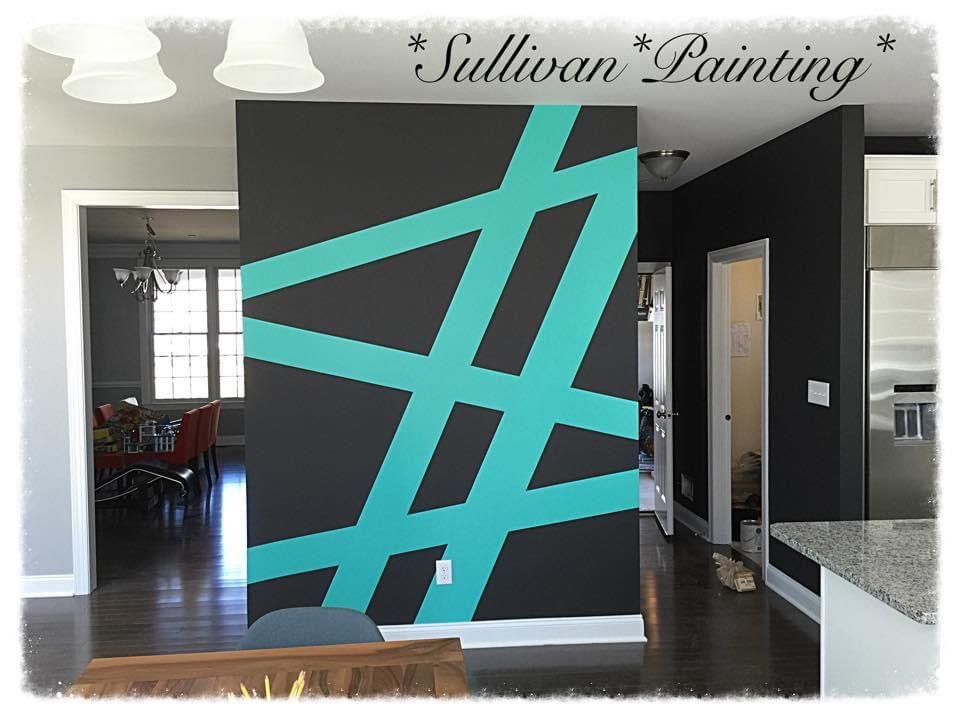 Painted ceiling, walls and woodwork 