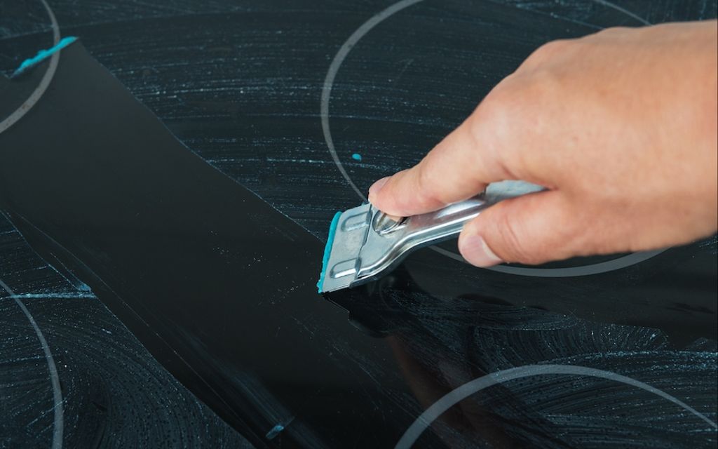 How to get melted plastic off of the stove, oven, and more.