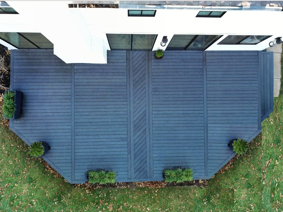 Deck rebuild featured on "Bargain Mansions"