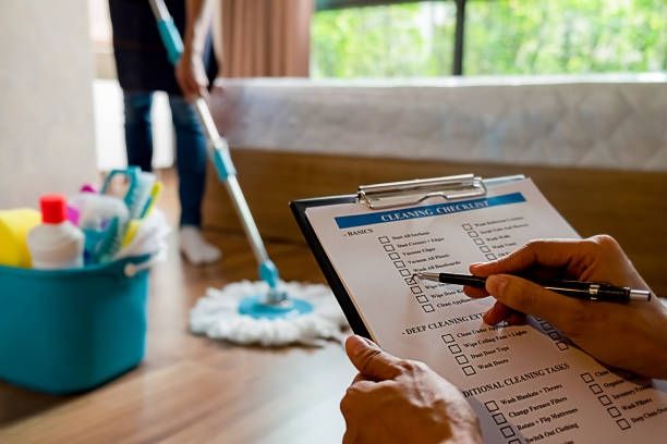 Each housekeeper is provided with a Cleaning Check