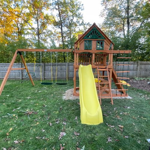 Play Equipment Construction and Assembly