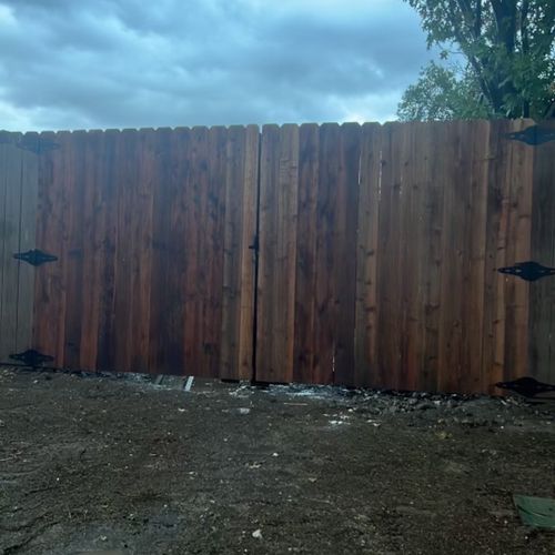 I recently had a fence installation job done by th