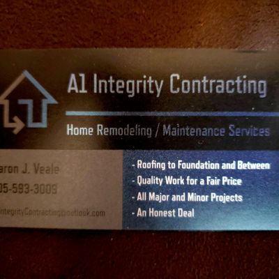 Avatar for A1 INTEGRITY CONTRACTING LLC