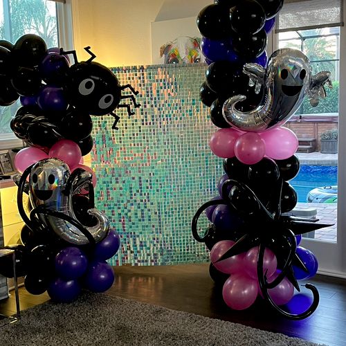 Neyva did a fabulous balloon display for my daught