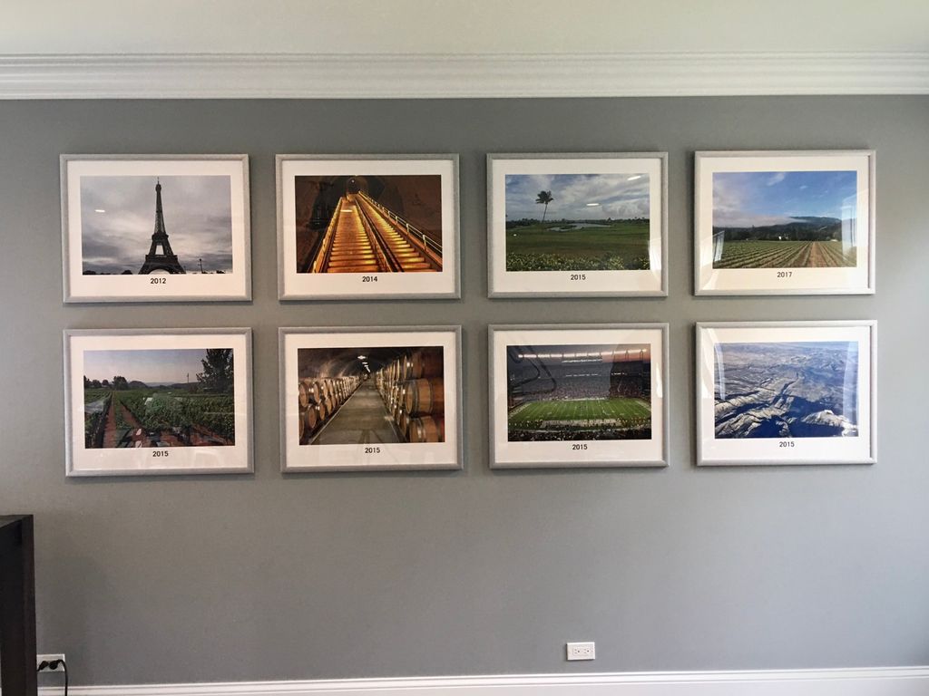 Precise gallery walls
