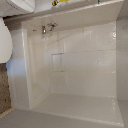 I recently had a shower remodel done by EZ Bath & 