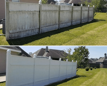 Fence cleaning