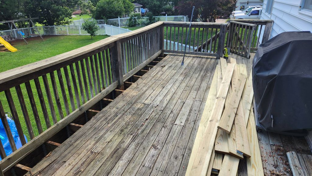 Deck resurfacing 