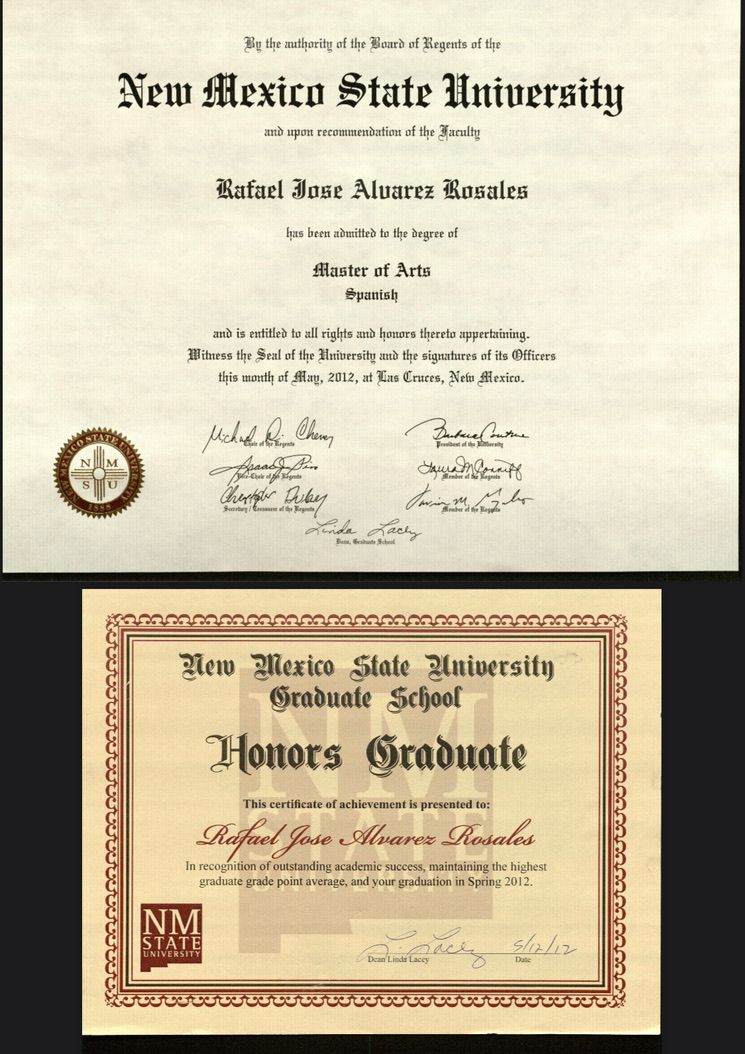 MA Diploma