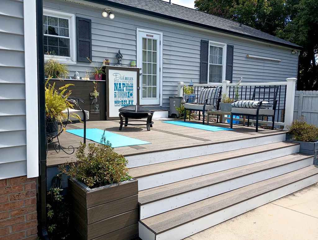 RL built our back porch and put a half bath in for