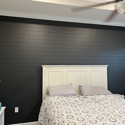 Shiplap Feature Wall Completion