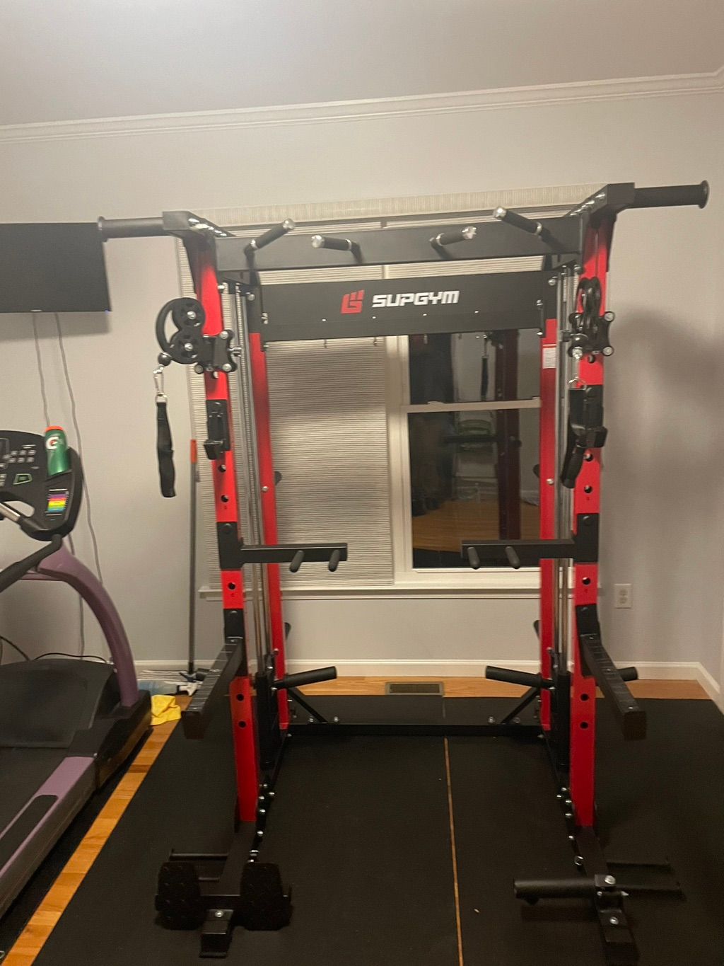 Completed in home gym 