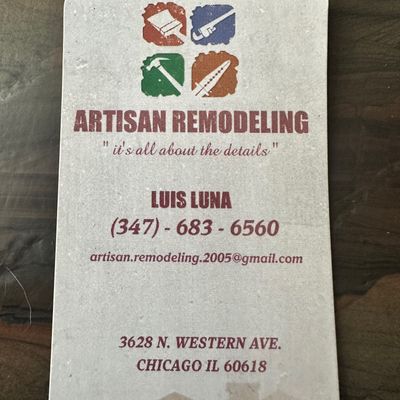 Avatar for Artisan Remodeling