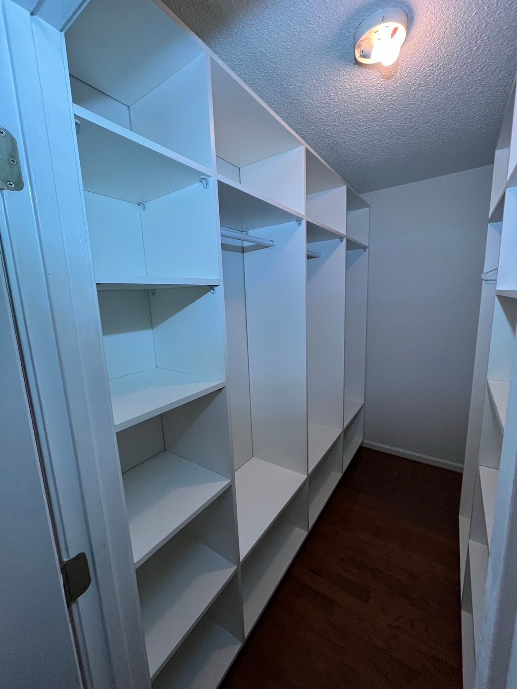 Custom closet, build it on site. 