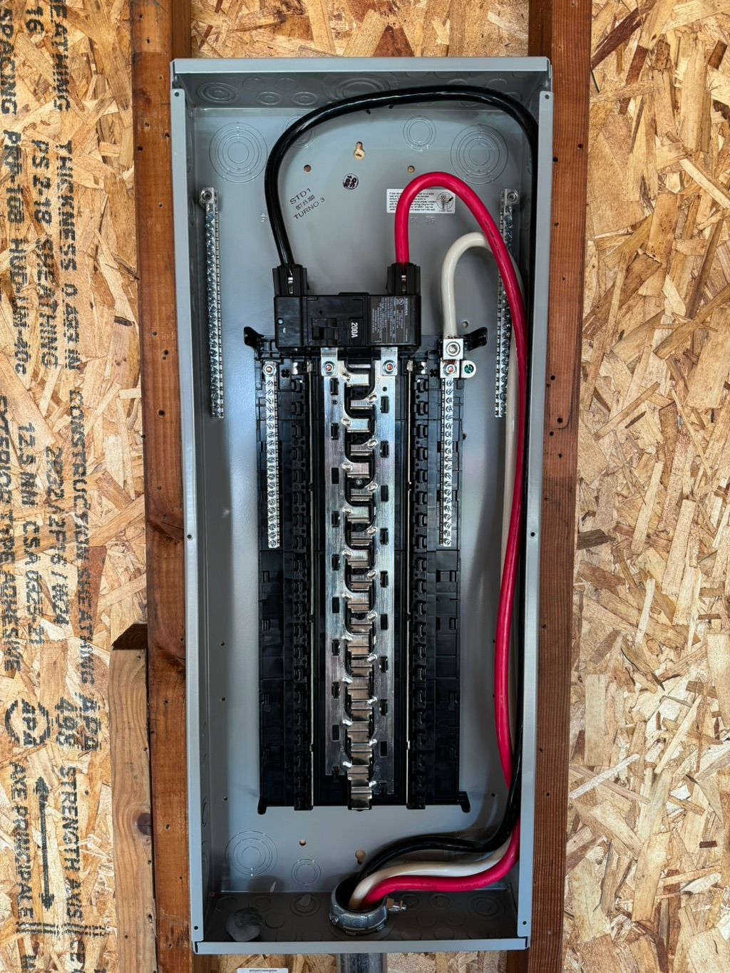 New construction 200 amp service. 