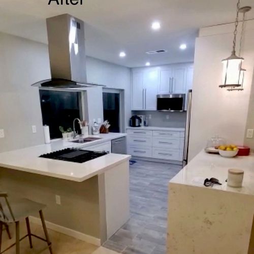 Kitchen remodeling (Completed)