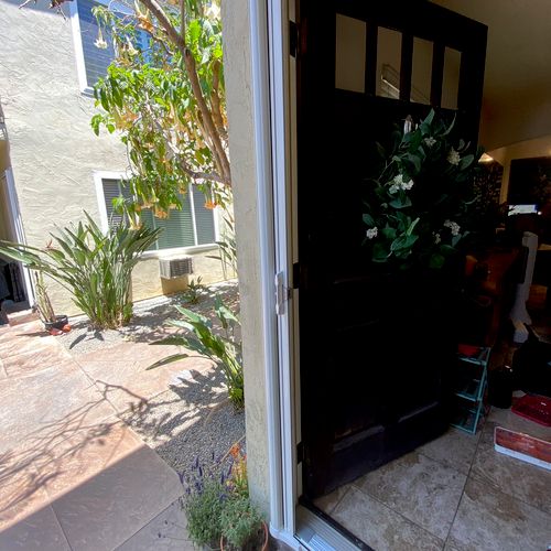 Sliding Door installation 