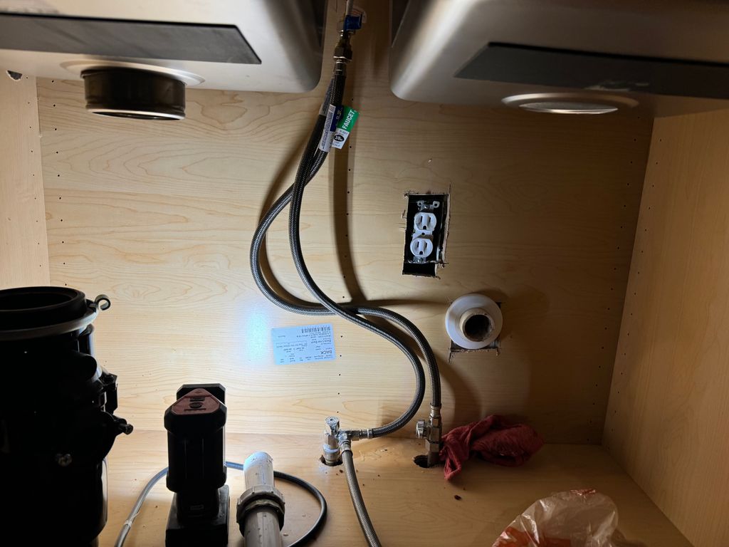 Before new plumbing 