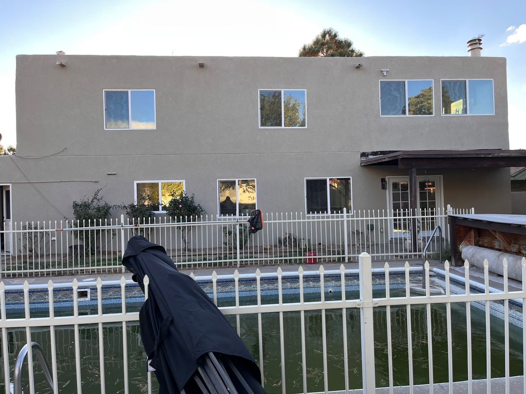 Brand new stucco