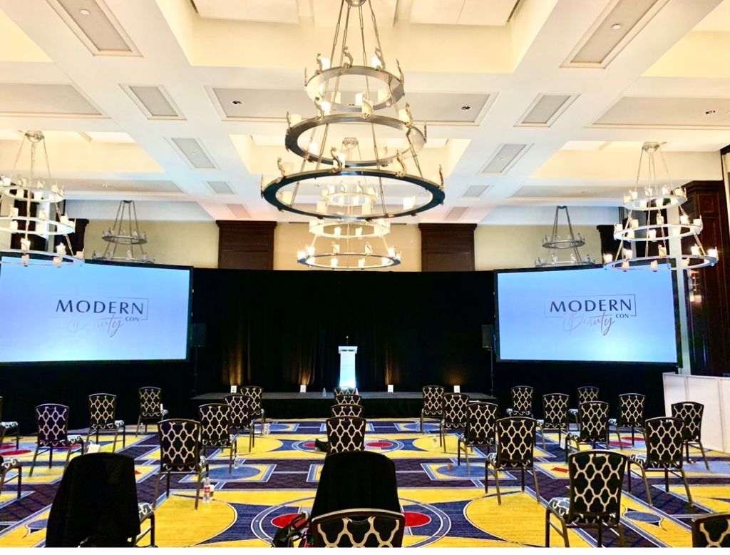 A/V services available with projectors, projection