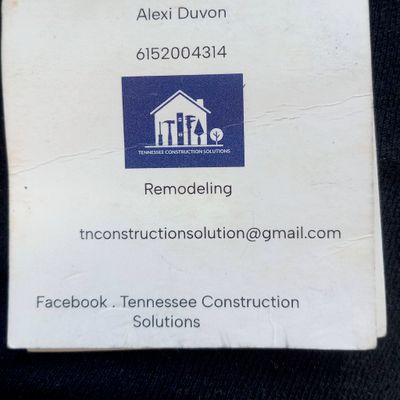 Avatar for Tennessee Construction Solution
