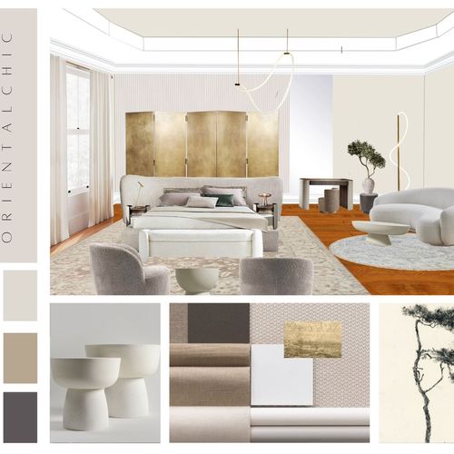 Mediterranean house interior design concept - cont