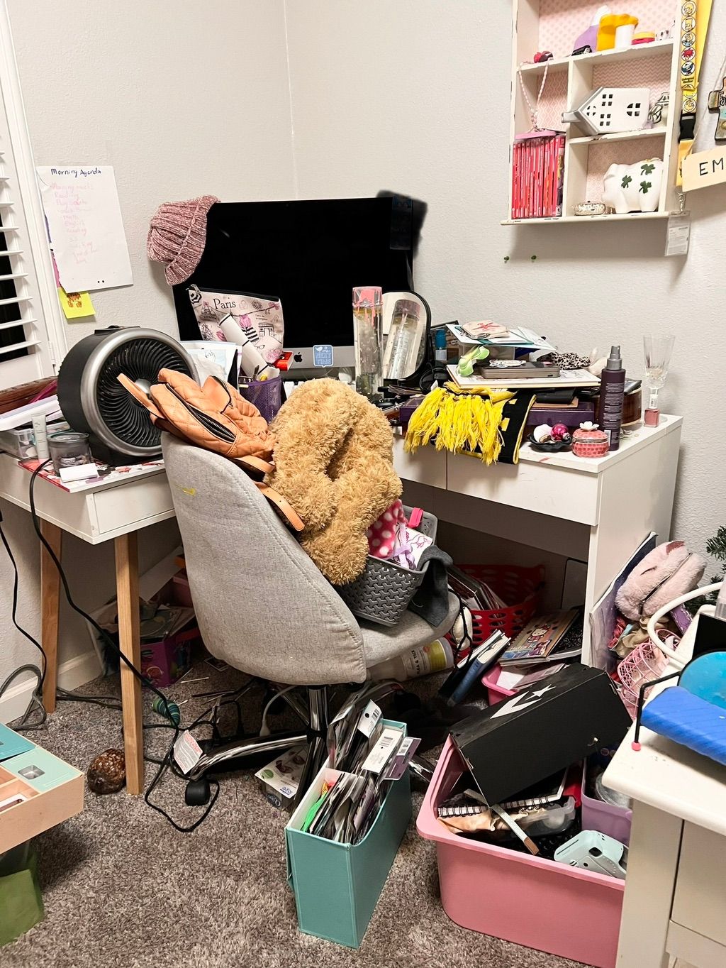 Before- Bedroom makeover 