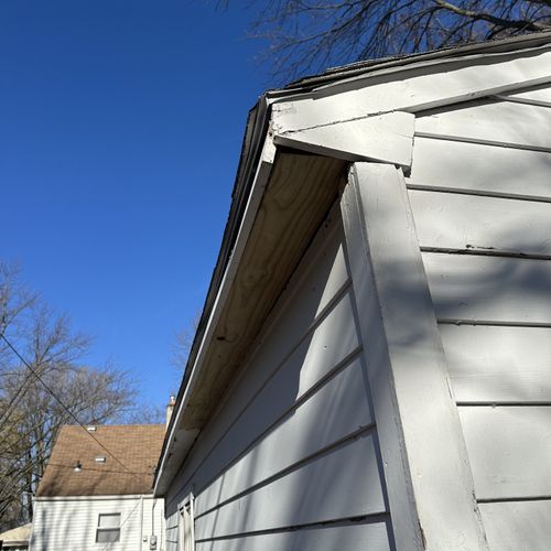 Exterior wood replacement & painting 