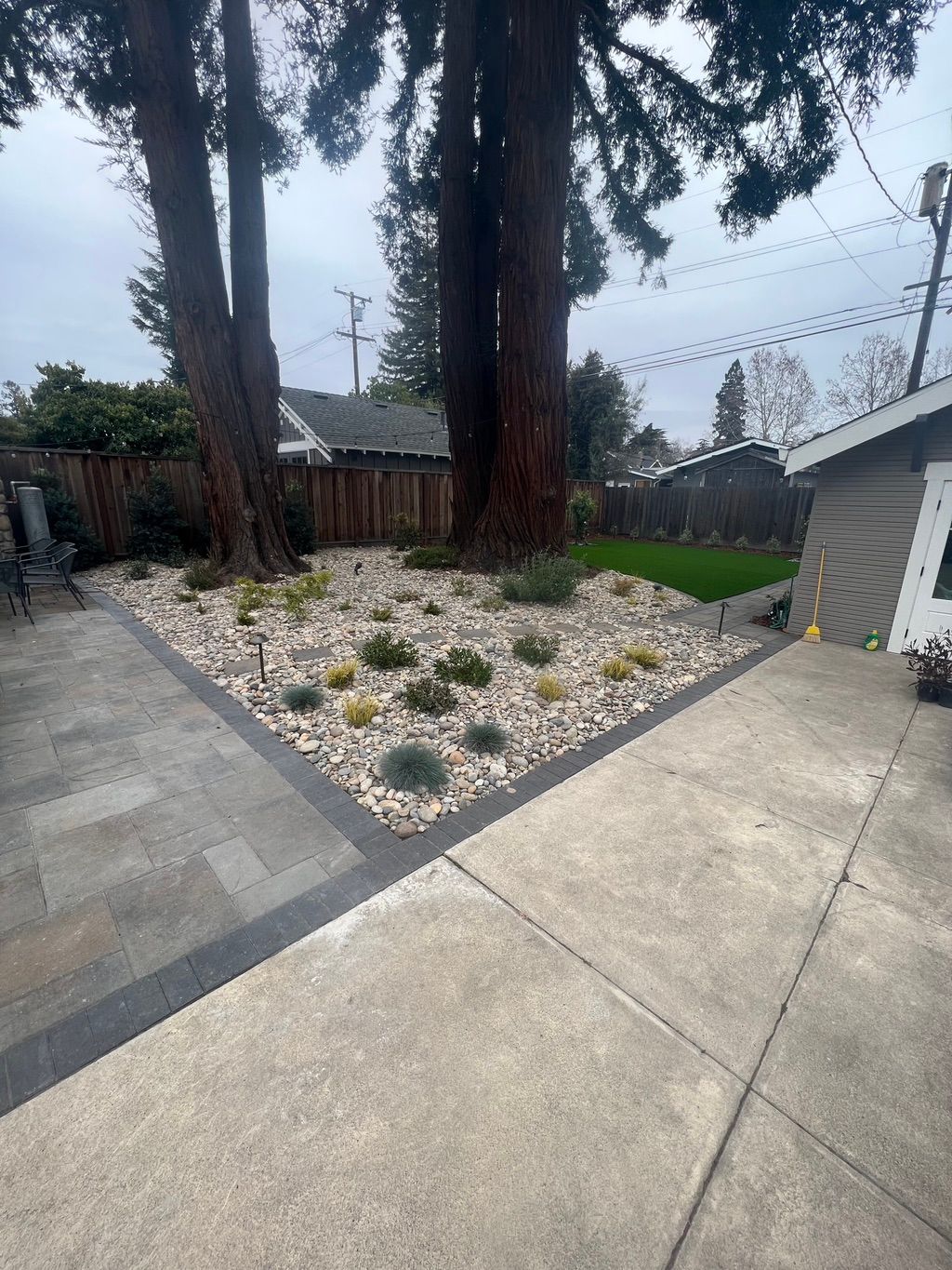 Pavers and landscaping completed in timely fashion