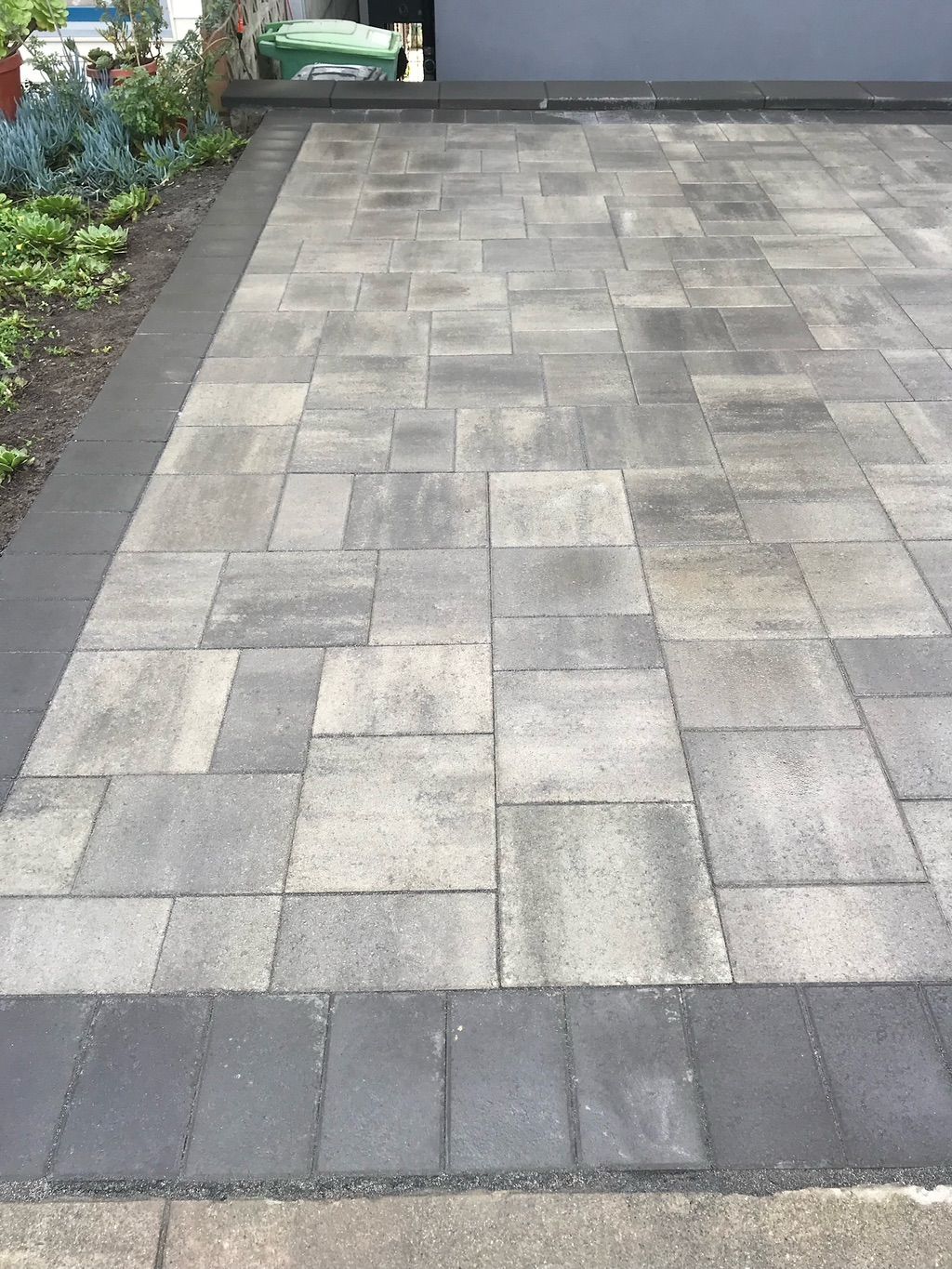 Pavers installed and sealed