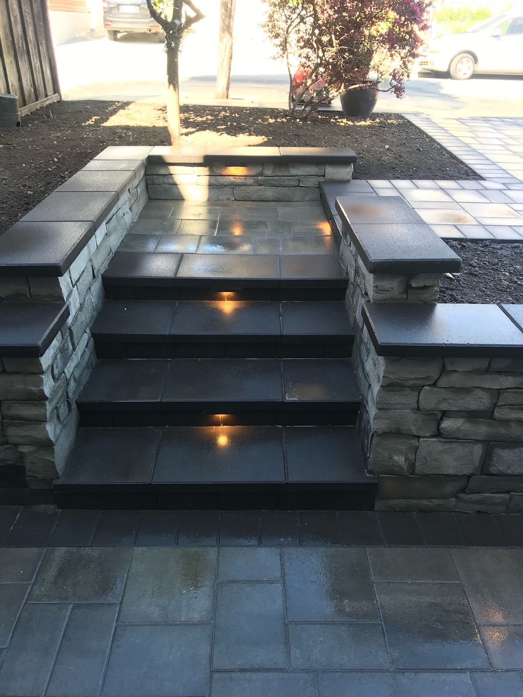 Steps and pavers