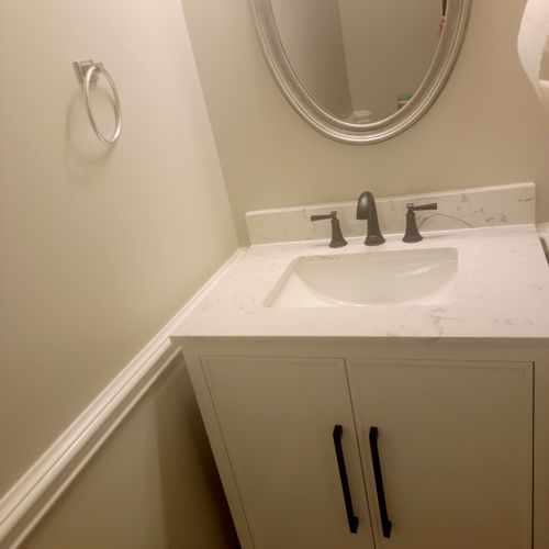 Mijael did an excellent job installing our bathroo