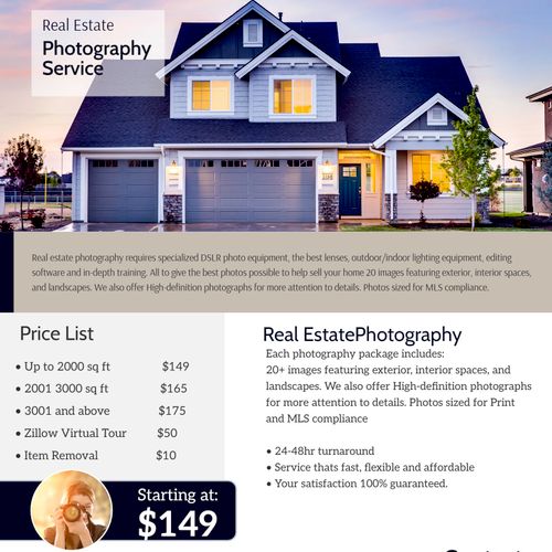 Real Estate and Architectural Photography