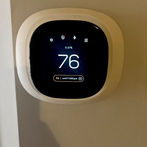 Did a great job installing 2 ecobee thermostats wi