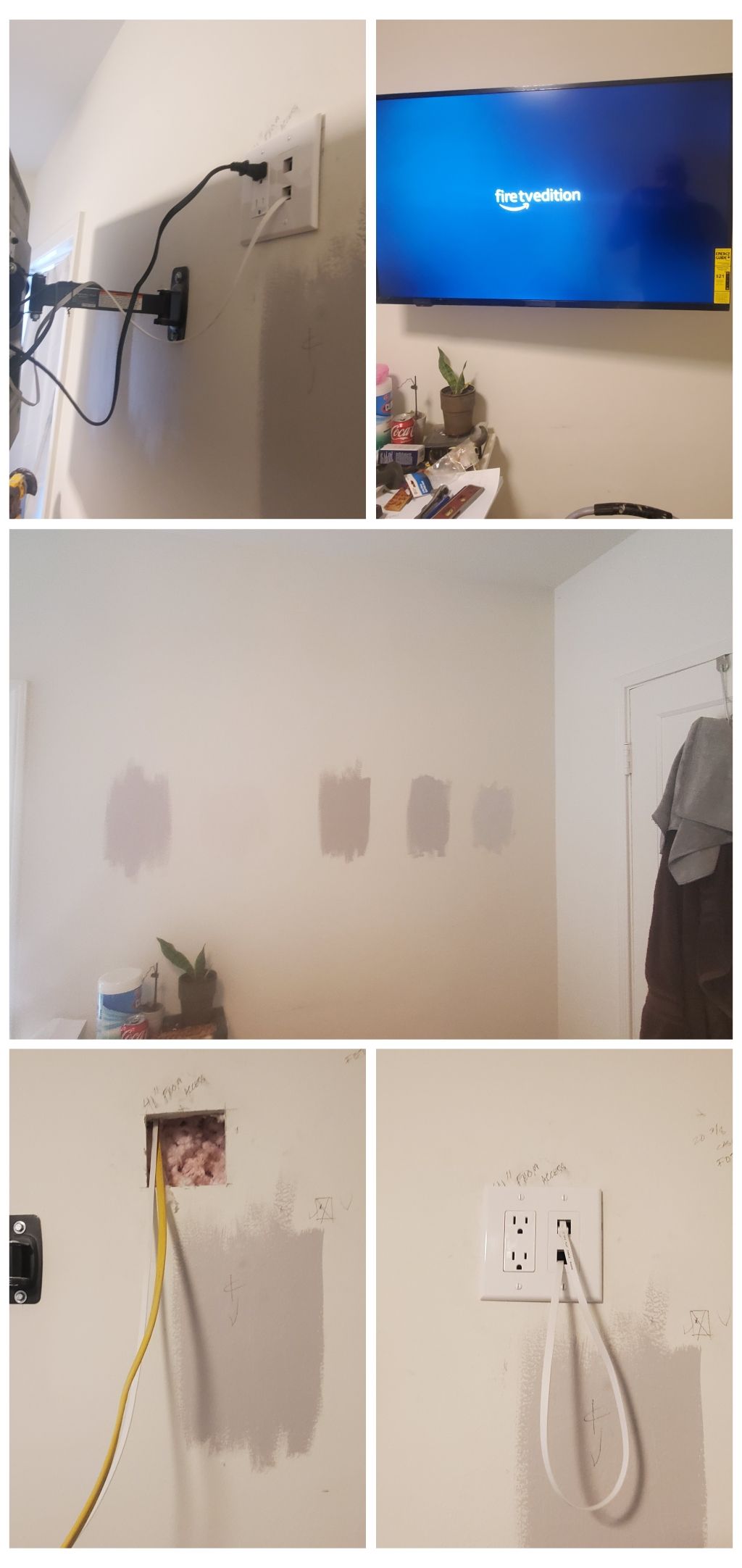 TV Mounting + Electrical & Data Drop