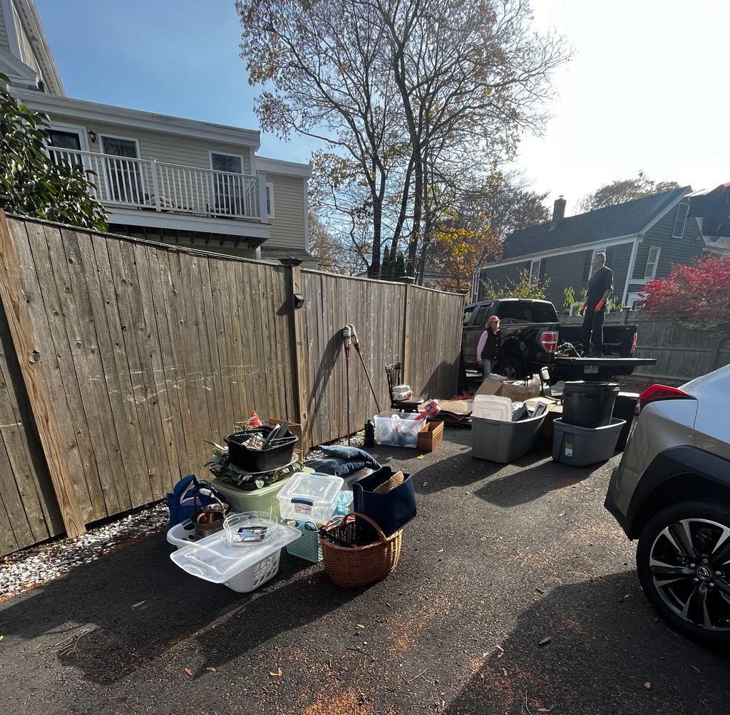 Customer basement and shed cleanout