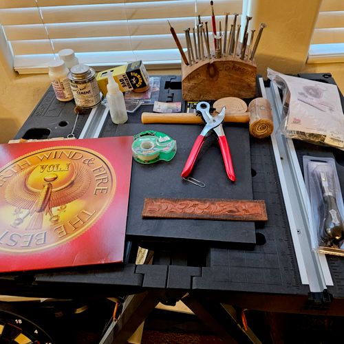 Leathercraft Work Station, Hobby.