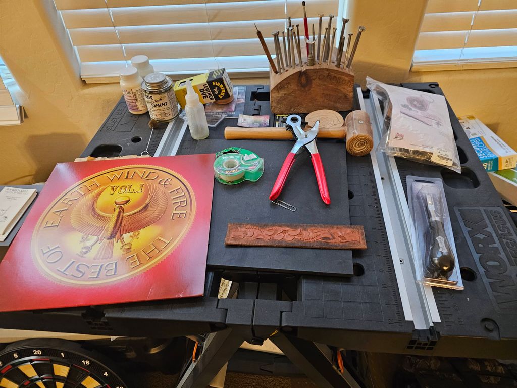 Leathercraft Work Station, Hobby.