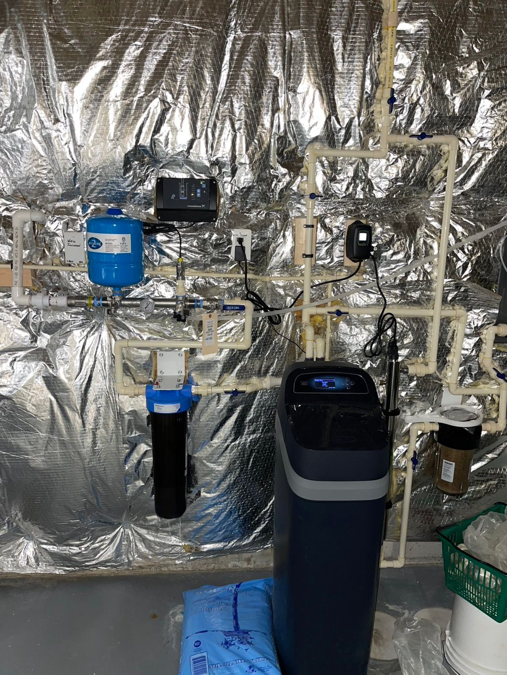 While home filtration system install