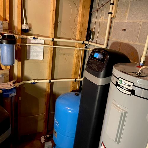 Whole home filtration installation 