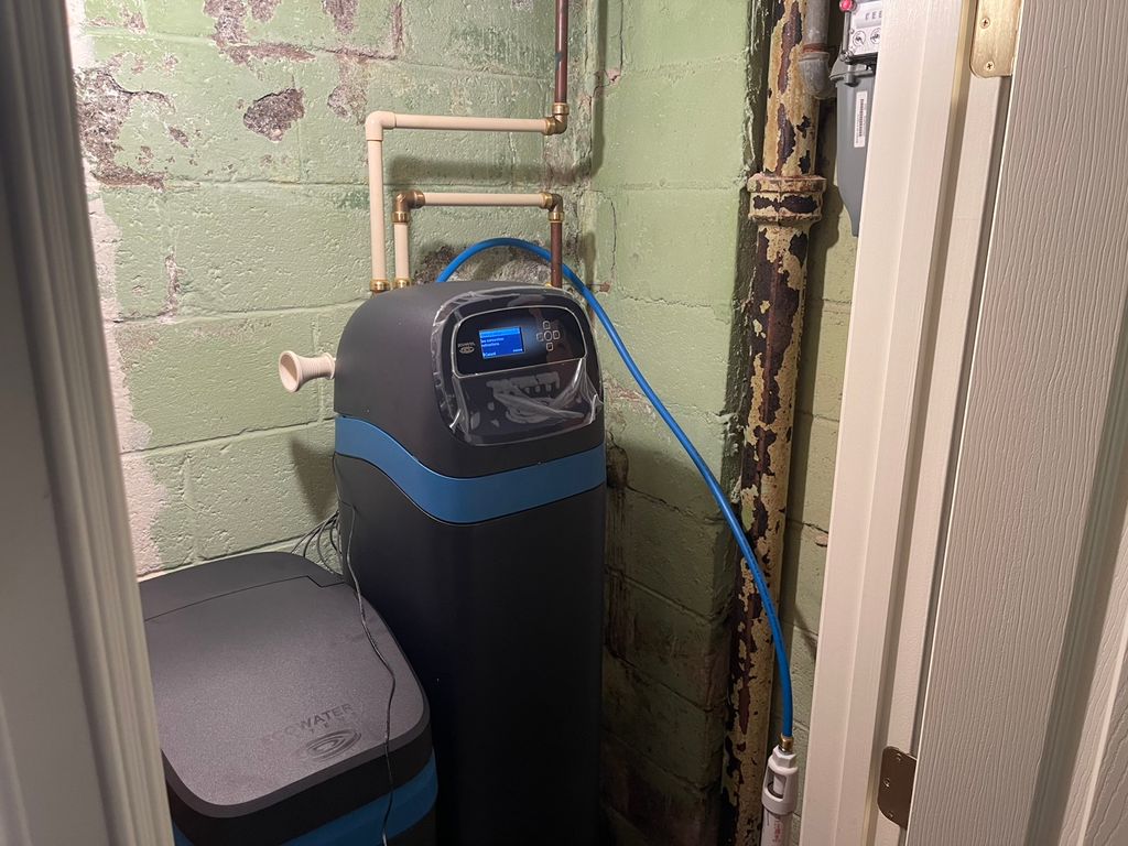 Water softener installation 