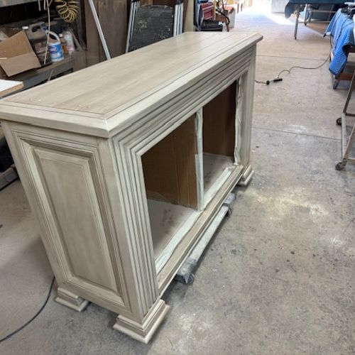 Faux finish chest